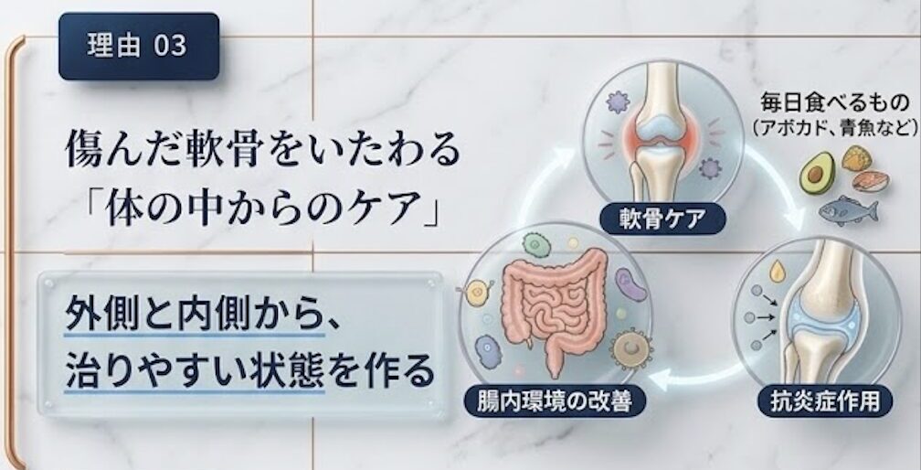 体の中からのケア